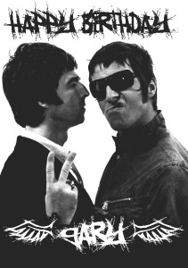 PERSONALISED OASIS NOEL LIAM GALLAGHER BIRTHDAY CARD | eBay