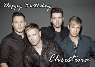 PERSONALISED WESTLIFE BIRTHDAY CARD | eBay