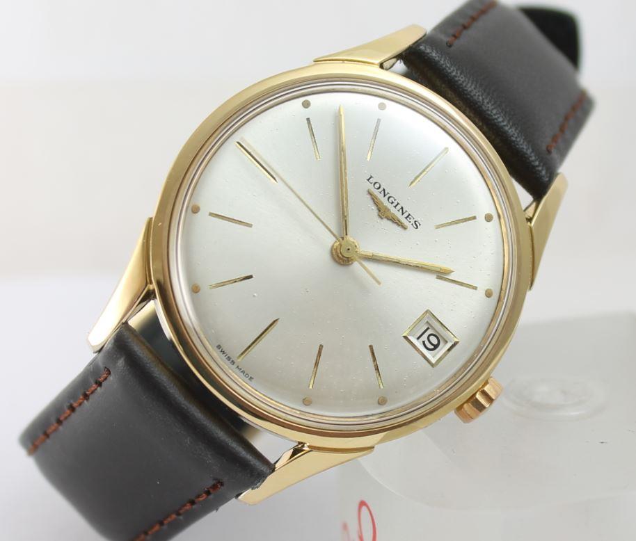 Rare Vintage Gents Gold longines Watch + box 1960 Stunning | eBay