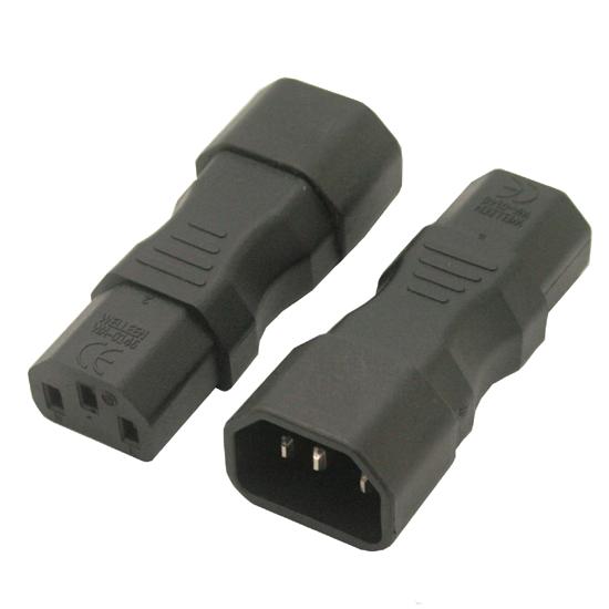 IEC 320 3Pin male to Female adapter C13 to C14 C14 to C13 WA-0146 | eBay