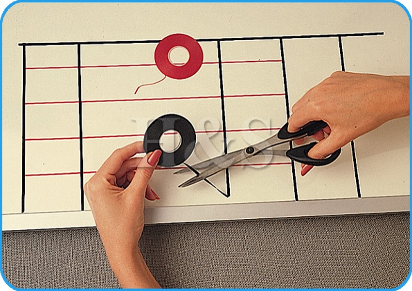 13m Self Adhesive Whiteboard Grid Gridding Marking Tape Non