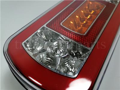 2x 24V LED NEON Glow-track Halo Rear Tail Light Lamp fit Truck Lorry Trailer HGV