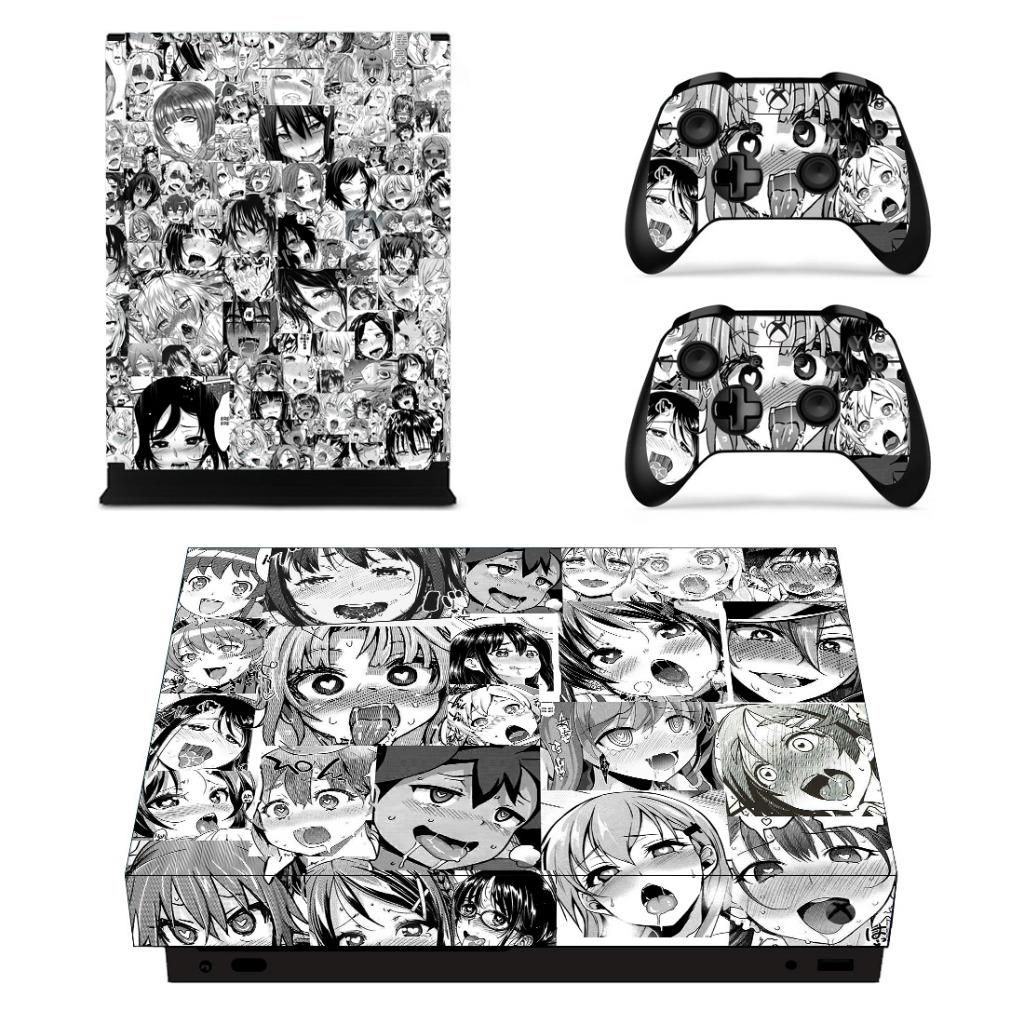 Anime Ahegao Sexy Girls Cartoon Xbox one X Console Vinyl Skin Decal Sticker Wrap | eBay