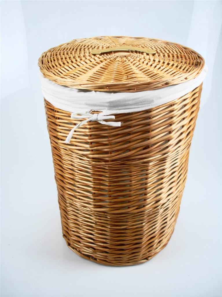 Round Rattan Basket With Lid Designs Round Rattan Laundry Hamper With Lid Designs