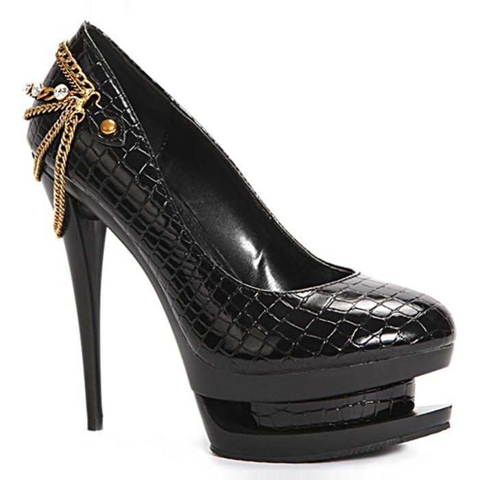 Women's Chains Fancy Platform Stiletto High Heel Shoes | eBay