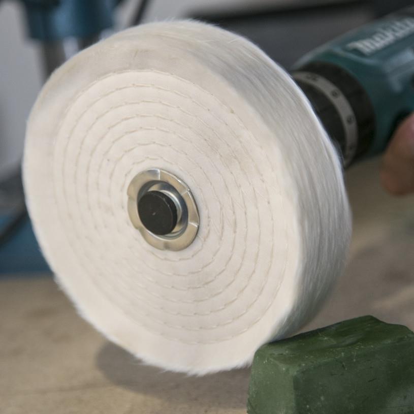 150mm Buffing Polishing Wheel Mop Bench Grinder New Finishing