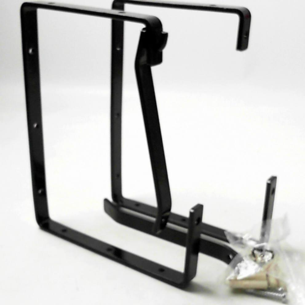 2 X LOCKABLE LADDER BRACKETS WALL STORAGE HOOKS RACKS SECURITY EASY TO