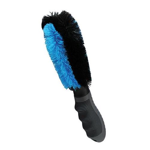 BLUE SOFT BRISTLES CAR ALLOY WHEEL CLEANING CLEANER BRUSH QUALITY