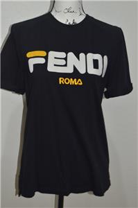 FENDI FILAコラボ　Tシャツ Fendi x Fila Collaboration ROMA Mania White Oversized Logo T