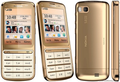details about nokia c3 01 gold edition unlocked c series cellular phone