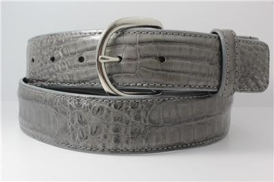 gray alligator belt