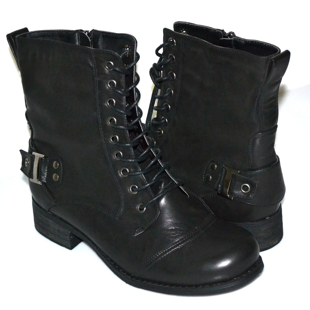 Womens Lace Up Military Combat Boots in Five Colors, BEST PRICES, NIB ...