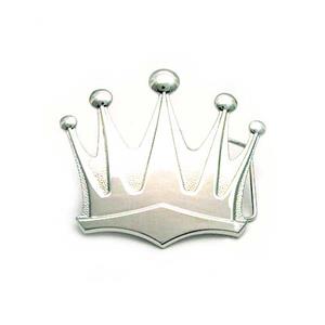 Royal King Crown Cross HIP HOP Blue Rhinestones Fashion Silver Men Belt Buckle 