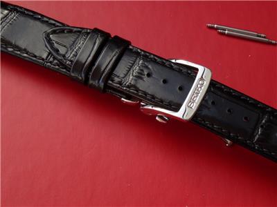seiko premier leather strap replacement