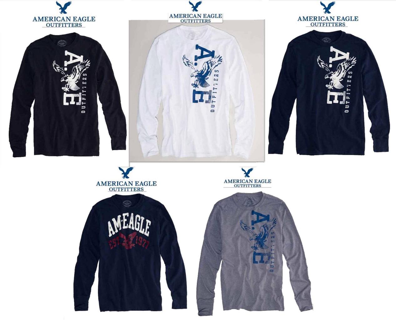 american eagle t shirt size chart