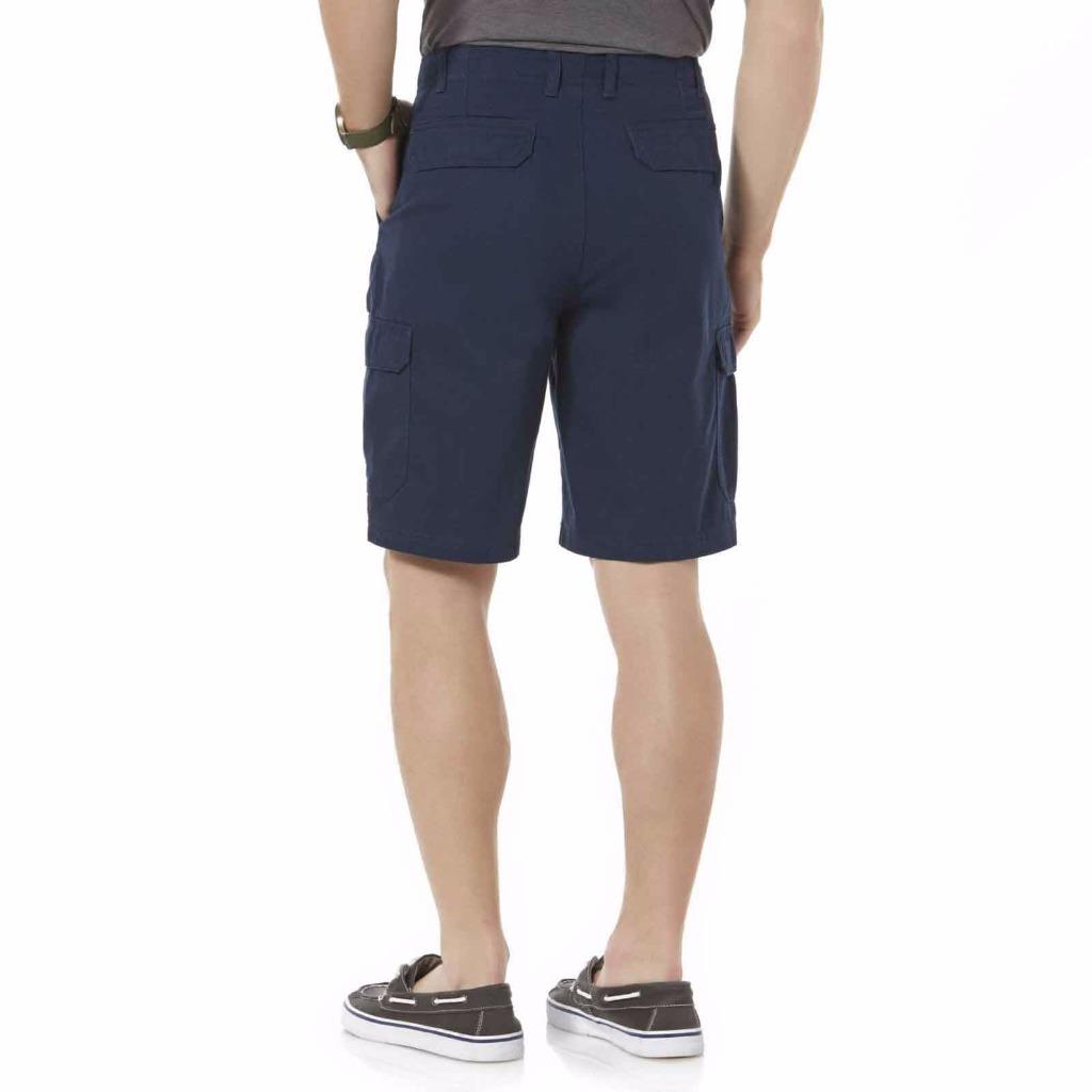 mens royal blue cargo shorts