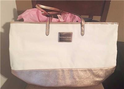 SAC FOURRE-TOUT Victoria's Secret - Beige Ou Rose Glamour - Édition Limitée 2017 - Neuf Avec étiquettes