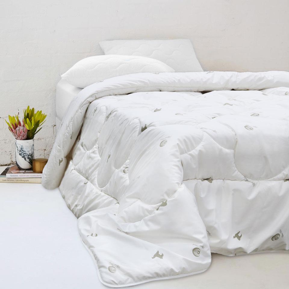 Australian Made Luxury 500gsm Winter Weight Alpaca Fleece Wool Blend Quilt/Duvet eBay