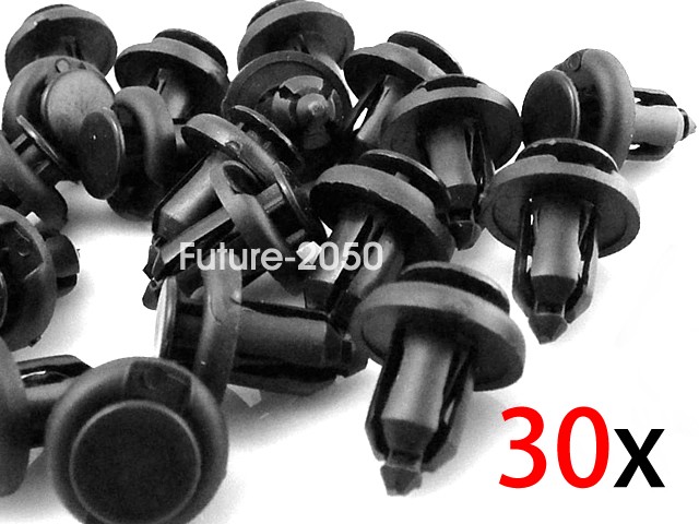 30 Pcs For Honda Bumper Clip Fender Retainer Hood Moulding