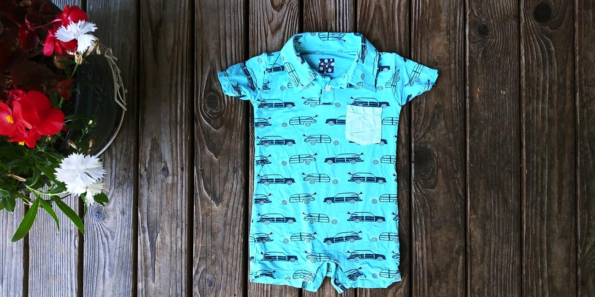 baby boy turquoise outfit