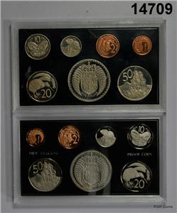 LOT OF 2 NEW ZEALAND PROOF SETS: 1971, 1972 #14709 | eBay