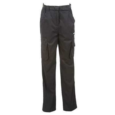 Karrimor Ladies Black Walking Hiking Cargo Trousers Pants Belted Size 8 ...