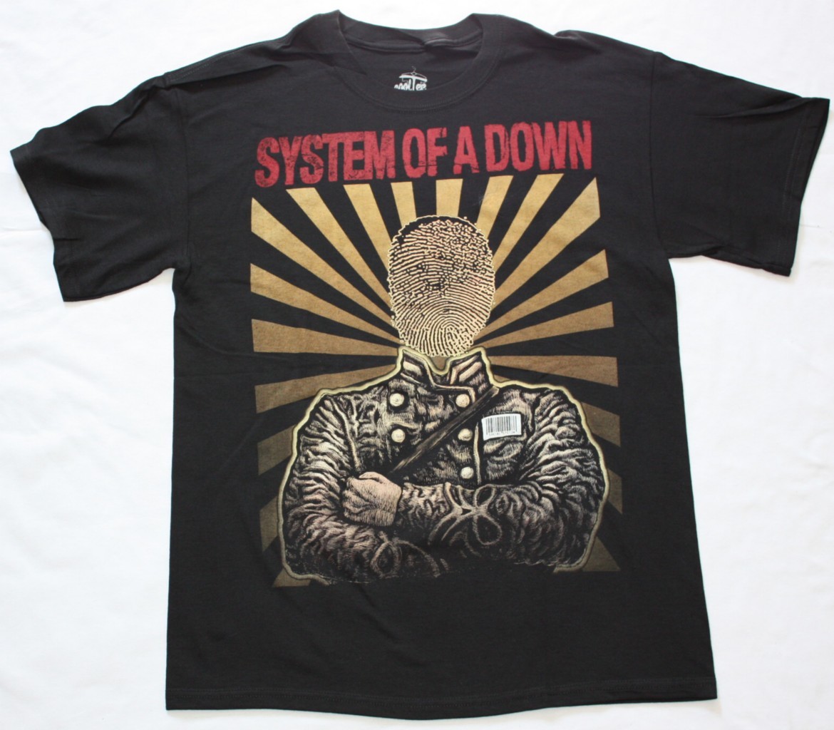 System of A Down Faceless SOAD Serj Tankian New Black T Shirt | eBay