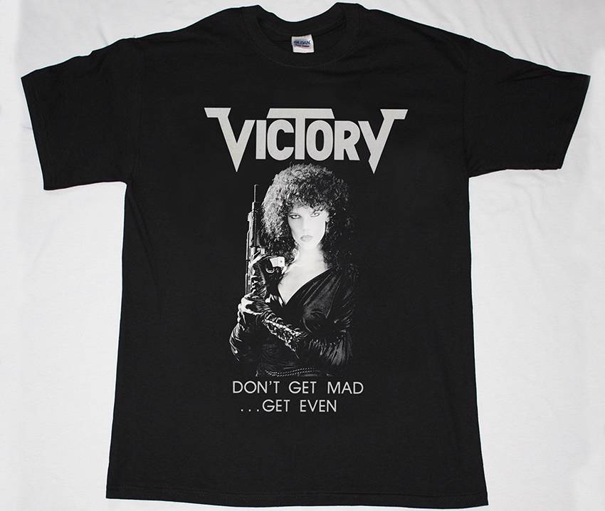 VICTORY-DONT-GET-MAD-GET-EVEN86-SINNER-HEAVY-METAL-BAND-NEW-BLACK-T-SHIRT