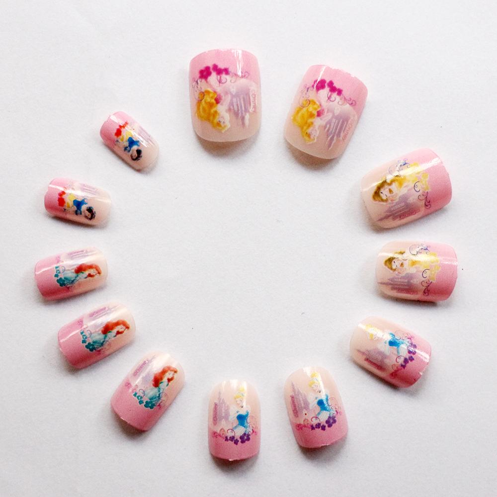 Kids DIY Decorative Fairtale Cute False Nails Art Full ...