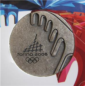 2006 Italy Torino Turin Winter Olympic Games Original Participation Medal
