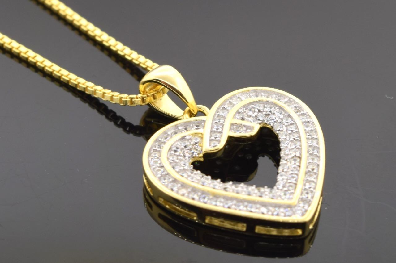 Ladies Necklace Mini Heart Pendant 