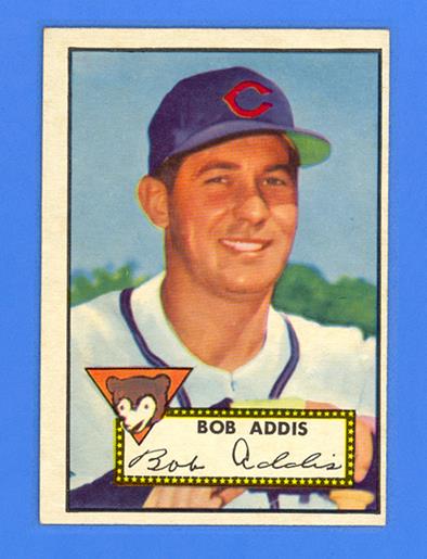 BOB ADDIS 1952 TOPPS #259 - RC - CHICAGO CUBS - NM+ - Photo 1 sur 1