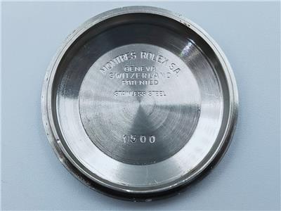 Rolex 1500 Oyster Perpetual Date Stainless Steel Watch Case