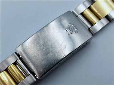 Authentic 1990's Rolex 18K/SS Oyster 78353 -18 Bracelet 457B 19mm