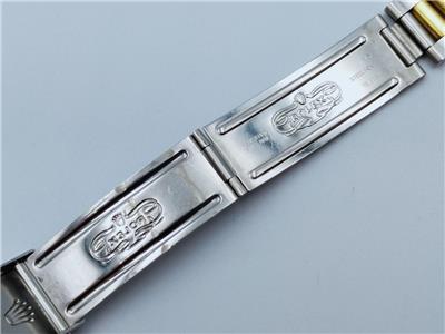 Authentic 1990's Rolex 18K/SS Oyster 78353 -18 Bracelet 457B 19mm