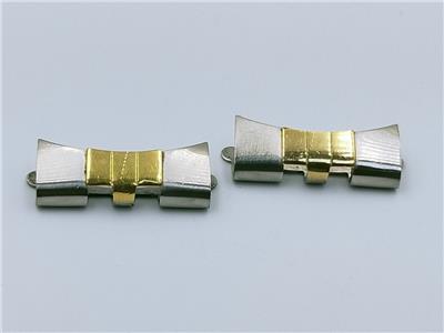 Authentic Rolex Jubilee Band End Links 455 18K/SS For 2 Pcs