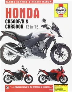Haynes HONDA CBR500R CBR500 R CBR 500 Owners Workshop Service Manual
