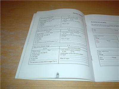RENAULT SERVICE BOOK TWINGO SCENIC LAGUNA ESPACE MASTER Owners Handook