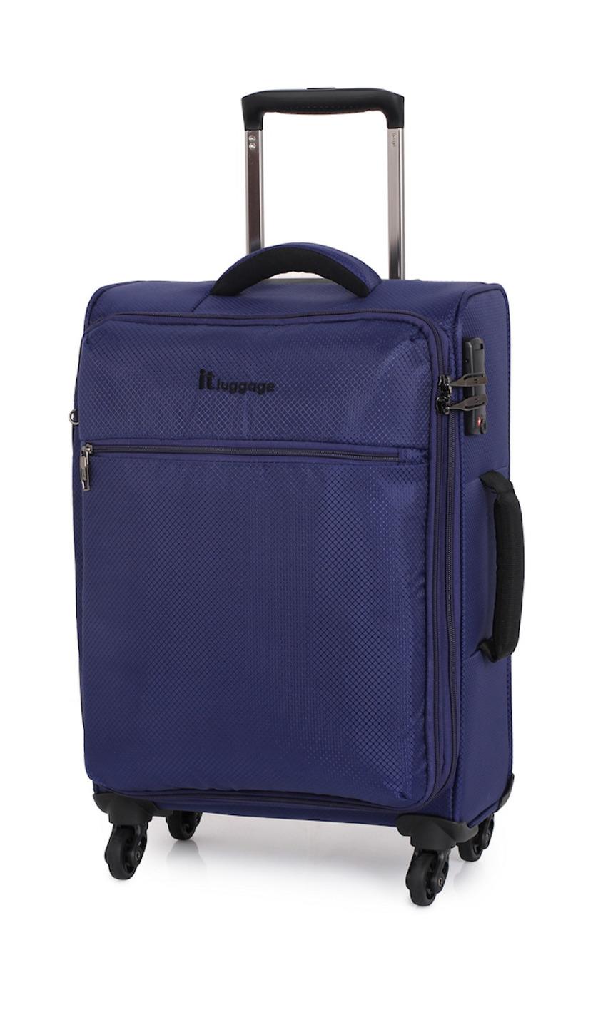 IT Carry On Luggage The LITE Trolley Cabin Bag Lightweight TSA Spinner