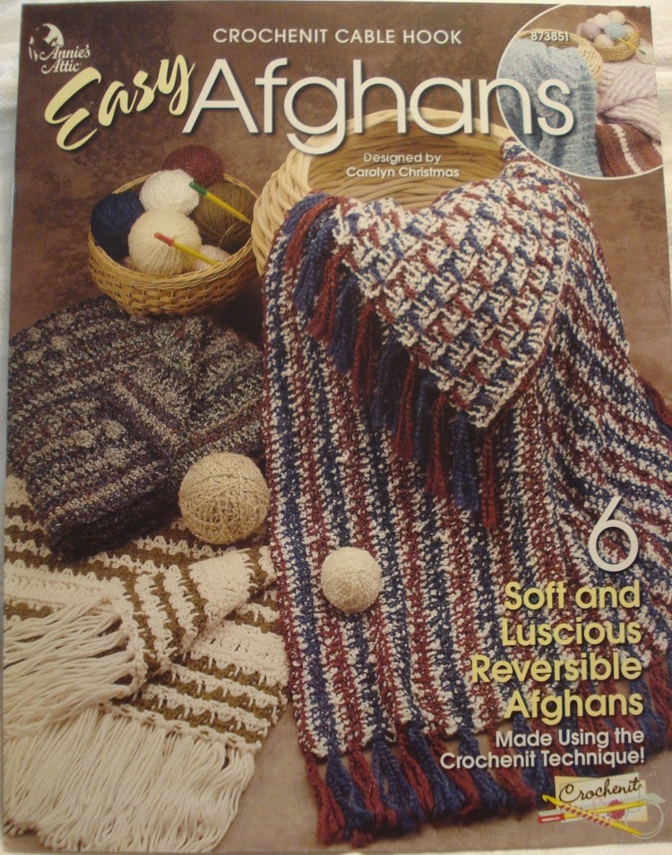 Crocheted Afghan Patterns Using Only the Double Crochet Stitch