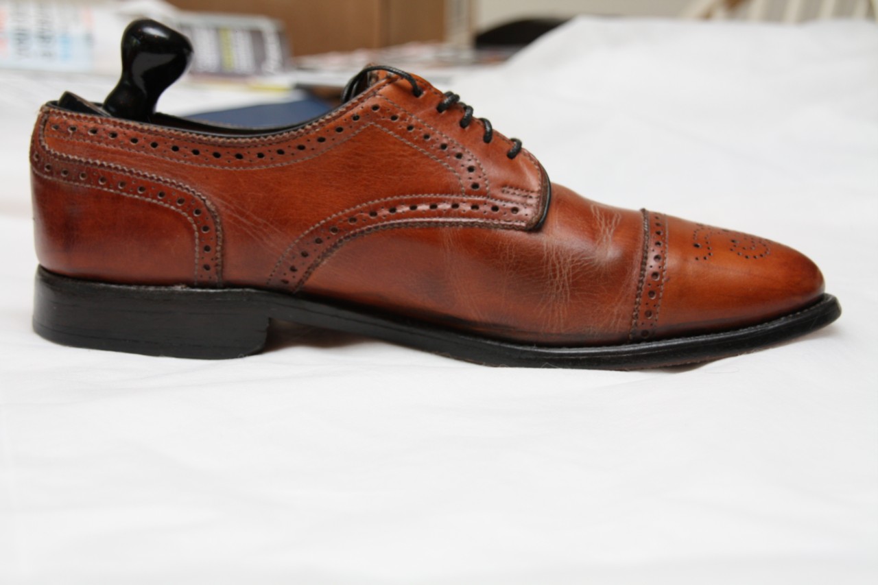 allen edmonds sanford walnut