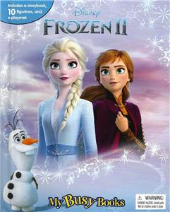 Disney Frozen II My Busy Books Story 10 Figurines Play Mat Elsa