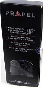 Propel Easy Fly Helicopter Grey Gyro-X 2 Speeds Beginner