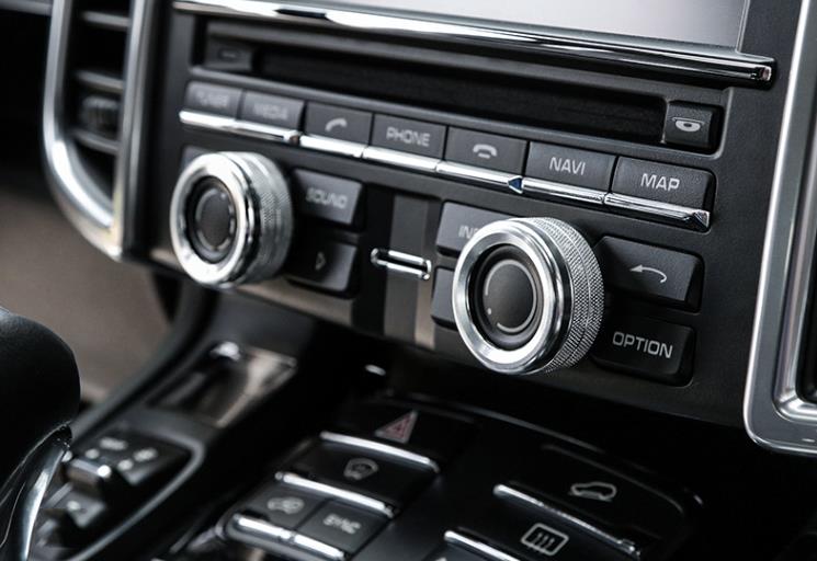 Auto Parts Accessories 2x Car Chrome Volume Radio Knob
