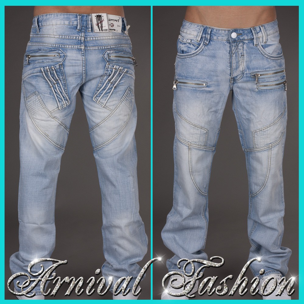 New Mens Designer Jeans Men's Casual Denim Pants for Men Fashion Wear ...