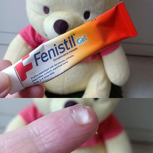 20g Fenistil Gel Antiallergic Urticaria Insect Bites Sunburn Skin Fast