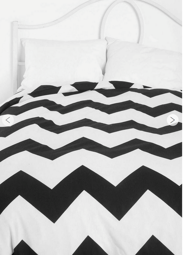 3pc Set Hamptons Black White Beach Chic Queen Duvet Bed 100 Cotton