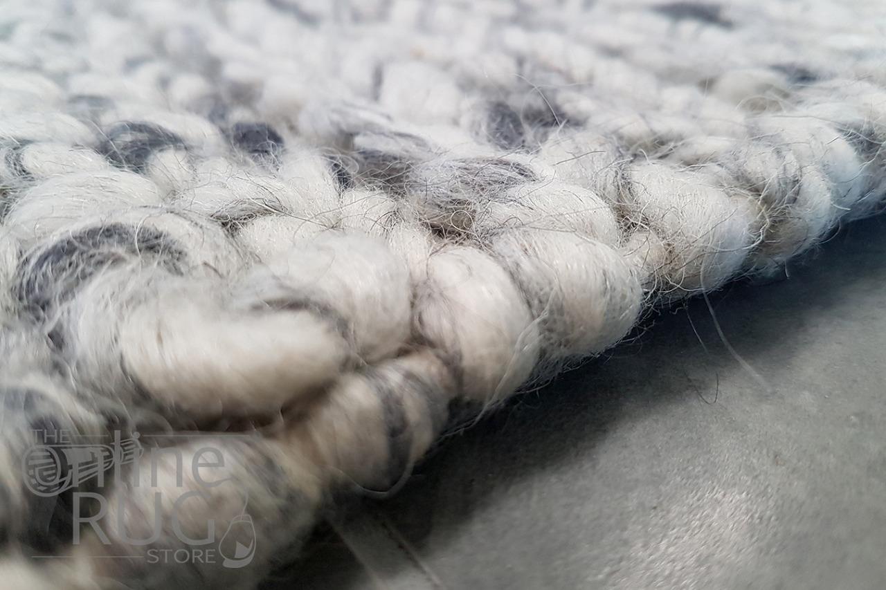 Carlos Felted Wool Rug Grey Natural Photos