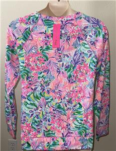 Lilly Pulitzer Disney Dreamin Daisy Minnie Beachcomber Pullover Size XL  NWT