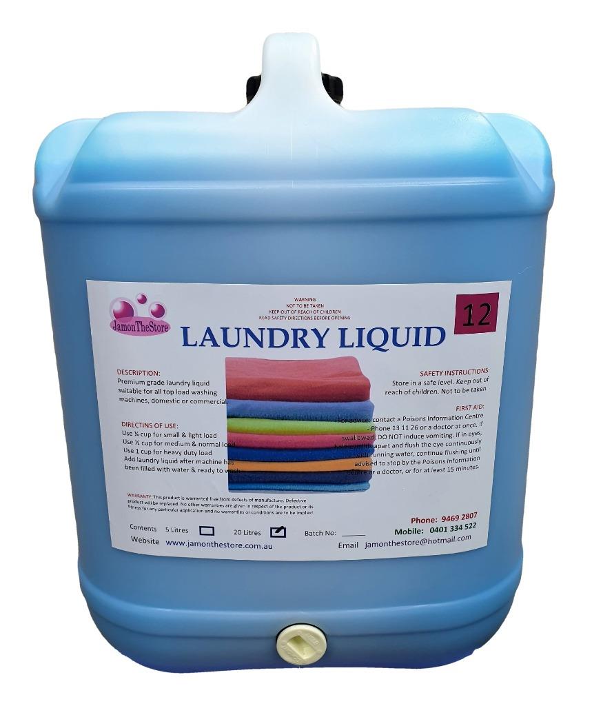 Laundry Liquid Concentrated Premium Grade Detergent Top Load Machine 20 lt + Tap eBay